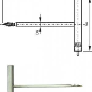 Speciální potravinářská sonda 2071-80/0, bez konektoru