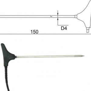 Vpichovací sonda 2091-250/0, bez konektoru, kabel 1 metr