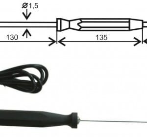 Termočlánková dotyková sonda, typ "K", CP500