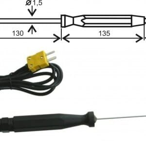 Termočlánková vpichovací sonda, typ "K", CZ550