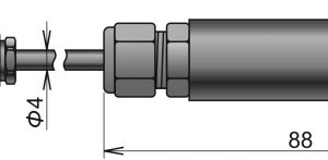 Sonda teploty a relativní vlhkosti s digitálním výstupem DIGIL/E-10, konektor ELKA, kabel 10 metrů