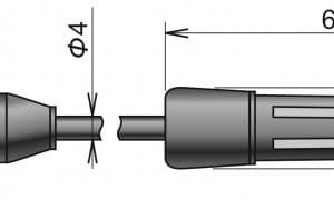 Sonda teploty a relativní vlhkosti s digitálním výstupem DIGIS/M-5, konektor MiniDin, kabel 5 metrů