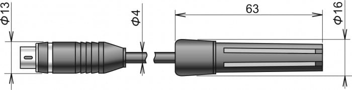 Sonda teploty a relativní vlhkosti s digitálním výstupem DIGIS/M-1 Sonda teploty a relativní vlhkosti s digitálním výstupem DIGIS/M-1
