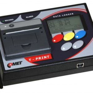 Teploměr s vestavěnou tiskárnou a dvěma binárními vstupy