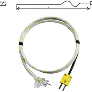 Termočlánková drátová sonda, typ "K", GD1250, s konektorem