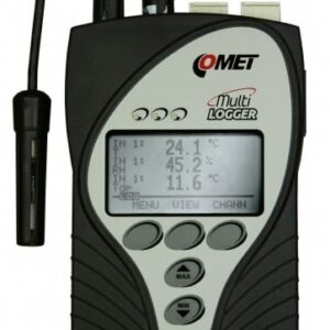 Multilogger - teploměr-vlhkoměr-barometr se 2 vstupy MiniDIN a 2 svorkovnicemi