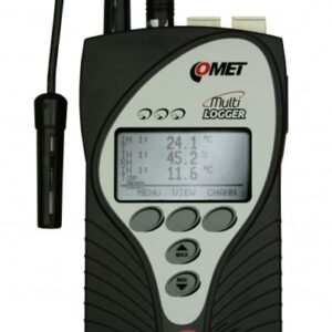 Multilogger - teploměr-vlhkoměr-CO2 datalogger se 2 vstupy MiniDIN a 2 svorkovnicemi