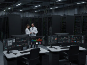 Pracoviště s přístroji Comet