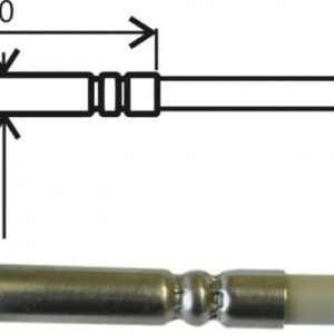 Teplotní sonda Pt1000TGL40/E, konektor ELKA, kabel 1 metr