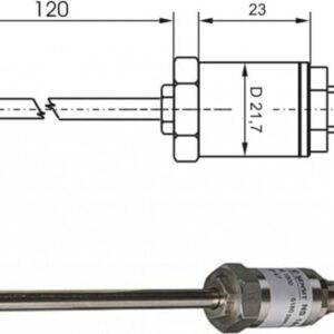 PTS380K, teplotní sonda