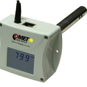 WebSensor - snímač CO2 do vzduchotechnického kanálu, výstup Ethernet