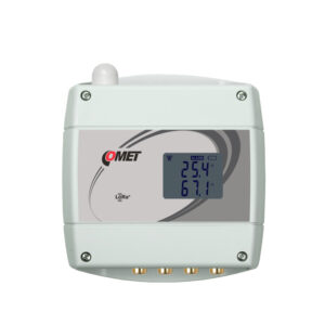 IoT bezdrátový snímač teploty pro 4 externí sondy Pt1000 s konektorem CINCH, s výstupem do sítě LoRaWAN