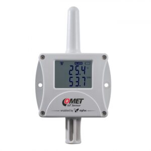 IoT bezdrátový teploměr, vlhkoměr s vestavěnými čidly, s výstupem do sítě Sigfox